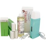 Kit chauffe cire �pilation professionnelle avec 4 x recharges roll on cire � l?alo� couleur du mod�le:alo� ...