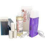 Kit chauffe cire pilation professionnelle avec 4xrecharges roll on cire  l?azulne100 x bandes dpilation ...