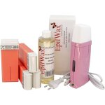 Kit chauffe cire pilation professionnelle avec 4xrecharges roll on cire  la rose100xbandes dpilation ...