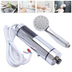 Kit de chauffe - eau �lectrique de douche - mini chauffe - eau chaude instantan�e avec douche � main ...