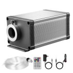 Kit ciel de toit toil voiture - duoku - 450 pcs lumires plafond fibre optique scintillante - contrle ...