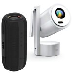 Kit cin�ma nomade kyf - vid�oprojecteur 4k android 13 sur batterie + enceinte 60w bluetooth