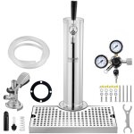Kit colonne  bire - vevor - distributeur de bire boisson en acier inoxydable - tireuse  bire avec ...