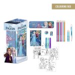Kit de colorages la reine des neiges - inclut des ftres peinture aquarelle et des crayons de coulr trousse ...