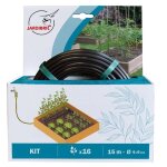 Kit complet darrosage spcial carr potager goutte  goutte jardibric irrigation prcise et conomique ...