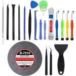 Kit complet doutils 21 en 1 compatible avec r�paration de smartphones tablettes (iphone ipad samsung ...