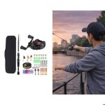 Kit de p�che complet casting - avec canne moulinet et accessoires ? version gaucher ? lbdc�
