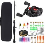 Kit complet de p�che ? canne + moulinet + accessoires ? pr�t � l?emploi ? d�butant et confirm� - pour ...