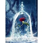 Kit complet de peinture diamant 5d broderie diamant point de croix complet la belle et la bte artisanat ...
