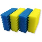Kit complet de rechange biofiltre cbf - 350 ponge et mousse filtrante pour filtration efficace et durable ...
