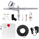 Kit compresseur arographe pour modlisme ptisserie nail art peinture sur gteau arographie et tatouage ...