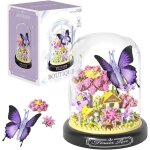 Kit de construction de bouquet de fleurs 582pcs fleur bonsa� papillon jeux de construction kit construction ...