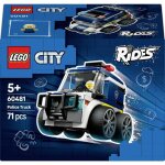 Kit de construction - lego city - camion de police 60481 - jantes cool - pneus basse section - grille ...