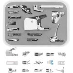 Kit de couture - zor� - 15 pi�ces - adaptateur de pied presseur - fermeture � glissi�re - tige de machine ...