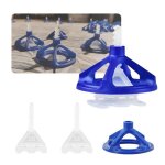 Kit croisillon carrelage autonivelant 2mm x100 + cadran r�utilisable x100 i facile pour bricoleur et ...