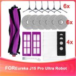 Kit daccessoires pour aspirateur robot eureka j15 pro ultra brosse � rouleau brosses lat�rales chiffons ...