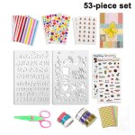 Kit daccessoires de scrapbooking 57 pices label