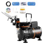 Kit daérographe - vevor - compresseur dair à double ventilateur - 3 pistolets - art de longle cuisine ... Kit daérographe - vevor - compresseur dair à double ventilateur - 3 pistolets - art de longle cuisine ...