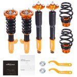 Kit damortisseurs suspension combin�s filet�s pour bmw 3 series e46 1998 - 2007