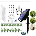 Kit darrosage goutte � goutte solaire 15 m avec minuterie - 15 goutteurs batterie 2000mah