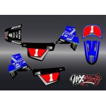 Kit deco autocollant sticker pour moto cross yamaha pw 50 pw50 lvn100 lvn 100 par mxspirit