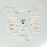 Kit d�co embl�me autocollant pour scooter peugeot 50 streetzone 10p 803316 neuf