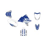 Kit deco moto cross adaptable yam ttr 50 de 2006  2023 edge bleu