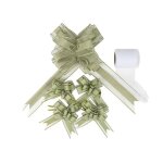 Kit d�co de voiture vert de gris 5 n?uds 1 ruban