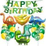 Kit decoration anniversaire dinosaure ballons dinosaure avec happy birthday bannière ballons pour decoration ... Kit decoration anniversaire dinosaure ballons dinosaure avec happy birthday bannière ballons pour decoration ...