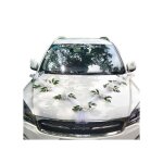 Kit decoration voiture mariage - dcoration mariage voiture champtre et romantique - 1. 6m tulle & 11 ...