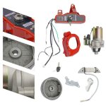 Kit de d�marreur �lectrique - kit de d�marrage avec �lectrovanne - d�marreur moteur pour honda gx160 ...