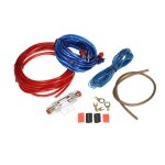 Kit dinstallation damplificateur de caisson de basses audio de voiture 1200 w kit de c�blage amp support ...