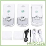 Kit dinterphone sans fil avec interphone vocal � 2 voies avec port�e de 1 000 m eau pour maison bureau ...