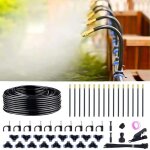 Kit dirrigation goutte � goutte pour jardin arrosage automatique avec connecteurs rapides et buses atomisation ...