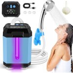 Kit douche de camping avec filtre u - v 6000mah douche portable pompe de douche lectrique rechargeable ...