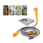 Kit douche portable mobile pompe  eau 12v douchette camping et randone caravane bateau