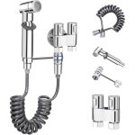 Kit douchette bidet wc noyau en laiton robinet darrt tuyau support ensemble complet pour salle de bain ...