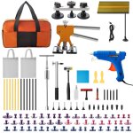 Kit doutils de r�paration - duoku - bosses sans peinture - 89 outils de d�bosselage avec panneau led ...