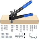 Kit doutils de rivet ? ensemble doutils  riveter  la main ? pince a rivet ? 80 crous  riveter mtriques ...