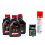 Kit entretien vidange pour yamaha xp 500 tmax de 2001 � 2016 - motul 7100 10w40 3l
