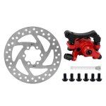 Kit détrier de disque de frein 140 mm en alliage daluminium à 6 trous résistant à lusure pour scooter ... Kit détrier de disque de frein 140 mm en alliage daluminium à 6 trous résistant à lusure pour scooter ...