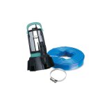 Kit evacuation eau chargee spido eca 550 - pompe 550 w - debit 15000 l par heure - kit complet