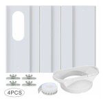 Kit de fen�tre pour climatiseur portableavec coupleur universel panneau en pvc renforc� r�glable joint ...