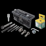Kit de ferrures excentriques - wolfcraft - pour assemblages et reparations de meubles - 4665000