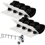 Kit de fixation pour b�che de piscine solaire avec 8 sangles et attaches adh�sives en nylon 8 plaques ...