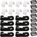 Kit de fixation pour enrouleur de bche de piscine solaire lot de 8 sangles de fixation universelles ...