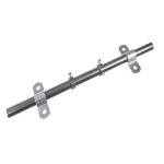 Kit de fixation universelle de roue de brouette pour axe de 25 x 450 mm