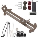 Kit de gabarit pour bracelets en paracorde avec aiguilles longueur rglable outils de nouage pour bracelets ...