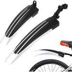 Kit de garde - boue pour v�lo - garde - boue arri�re universel antid�rapant pour vtt 24 26 et 275 pouces ...