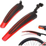 Kit de garde - boue pour v�lo - garde - boue arri�re universel et antid�rapant pour vtt 24 26 et 275 ...